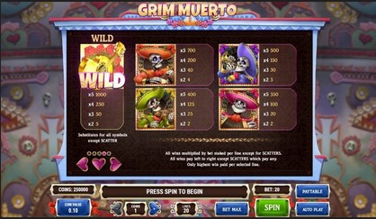Grim Muerto Symbols