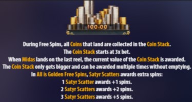 Midas Match Free Spins