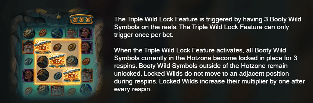 Booty Bay Triple Wild Lock