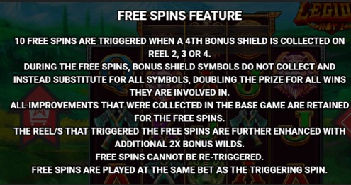 Legion Hot 1 Free Spin