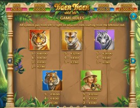 Tiger Tiger Simboluri