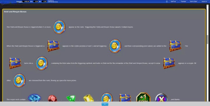 Treasure Box Kingdom Hold and Respin 1