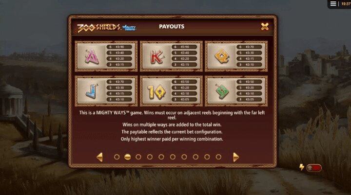 300 Shields Mighty Ways Simboluri