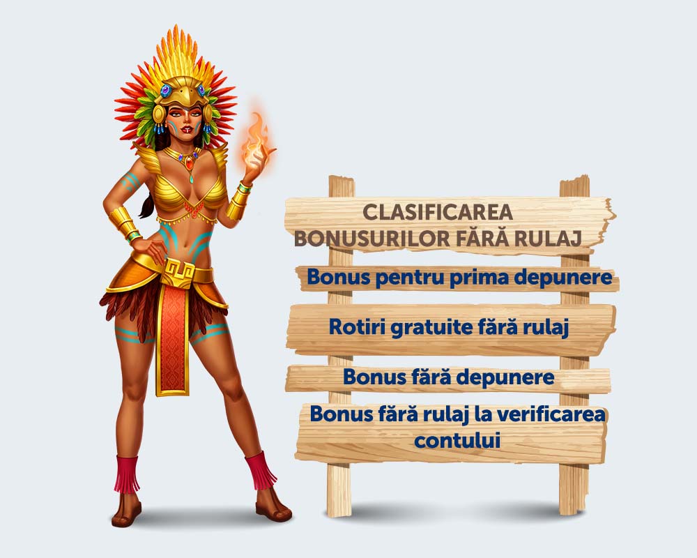Clasificarea bonusurilor fără rulaj
